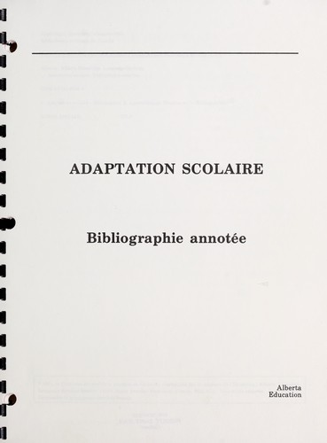 Adaptation scolaire