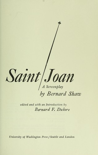 Saint Joan. A Screenplay