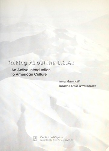 Talking about the U.S.A