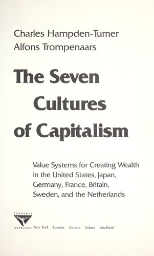 The seven cultures of capitalism