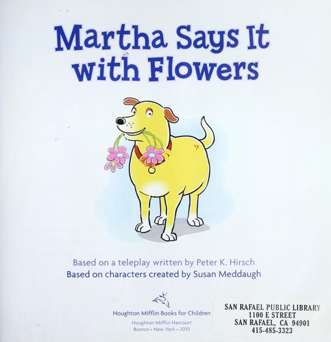 Martha says it with flowers