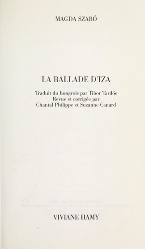 La ballade d'Iza