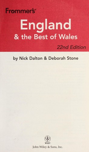 England and the best of Wales