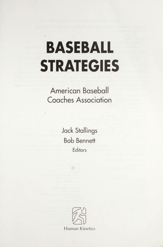 Baseball strategies