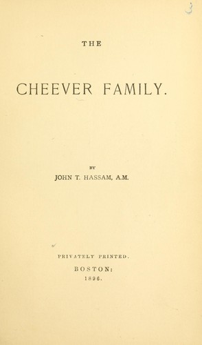 The Cheever family