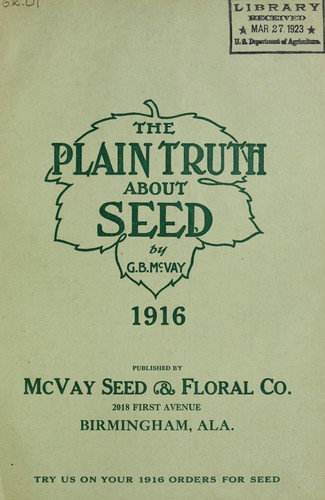 The plain truth about seed
