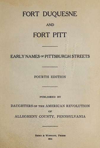 Fort Duquesne and Fort Pitt
