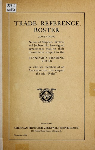 Trade reference roster