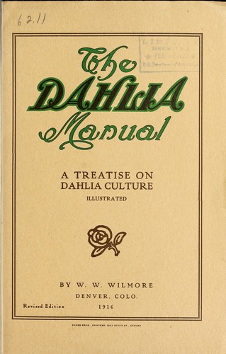 The dahlia manual