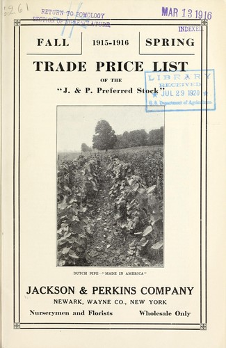 Trade price list of the "J. & P. preferred stock"
