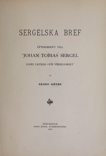 Sergelska bref