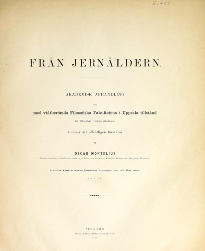 Från jernåldern