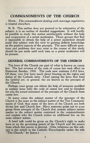 Commandments of the Church