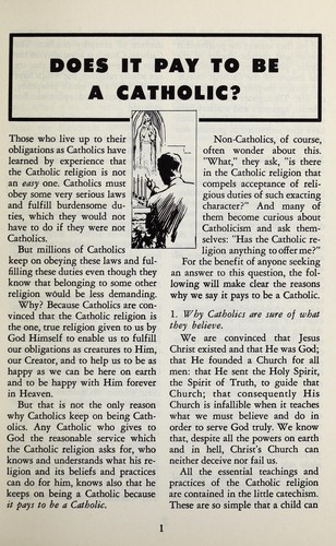 Does it pay to be a Catholic?