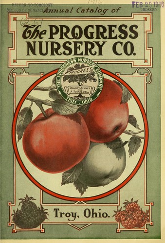 Annual catalog of the Progress Nursery Co