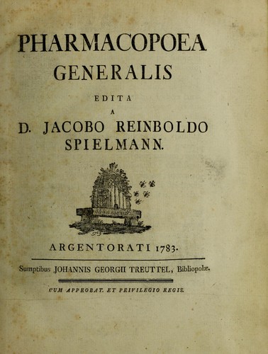 Pharmacopoea generalis