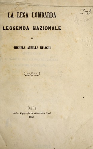 La lega lombarda