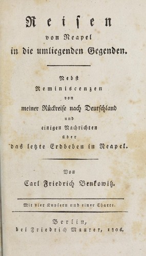 Reisen von Neapel in die umliegenden Gegenden