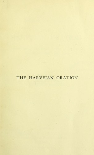 Structure and function : The Harveian oration delivered before the Royal College of Physicians on Monday, October 19th, 1903