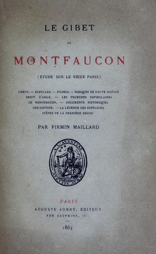 Le Gibet de Montfaucon
