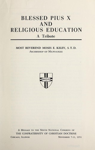 Blessed Pius X and religious education