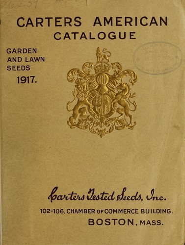 Carters American catalogue