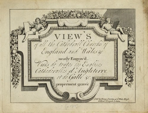View's of all the cathedrall churches of England and Wales &c neatly engrav'd =