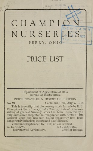 Price list