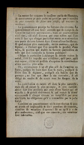 Opinion sur la contribution foncie  re