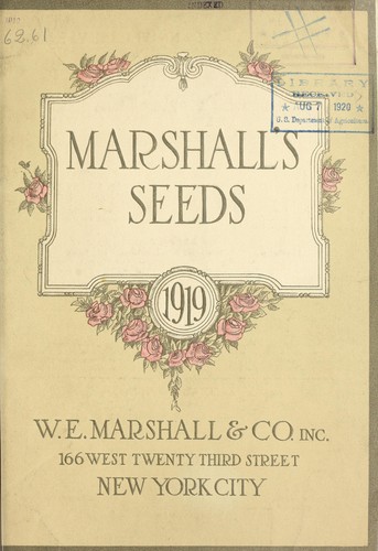 Marshall's seeds