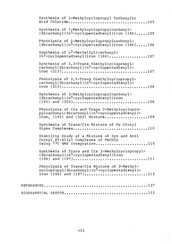 Ring-opening reactions of cyclopropyl and cyclobutyl complexes of manganese and iron