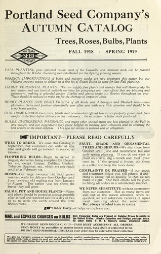 Nursery catalog