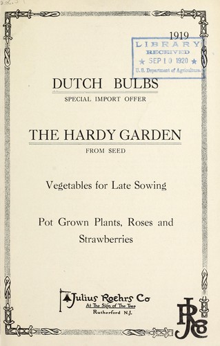 Dutch bulbs special import offer
