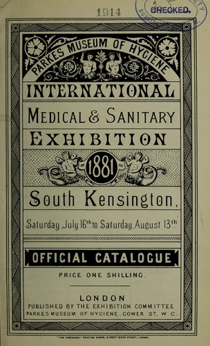 Official catalogue. Saturday, July 16th, to Saturday, August 13th, South Kensington
