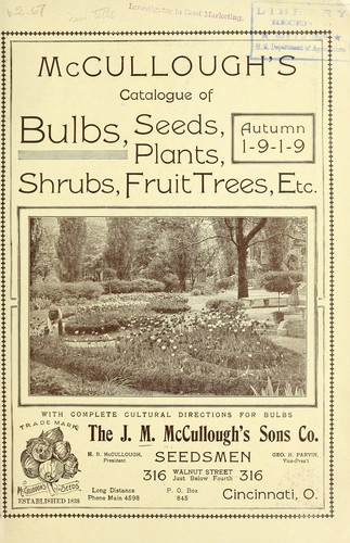McCullough's catalogue of bulbs, seeds, plants, shrubs, fruit trees, etc..