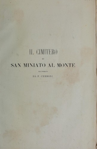 Il cimiterio di San Miniato al Monte