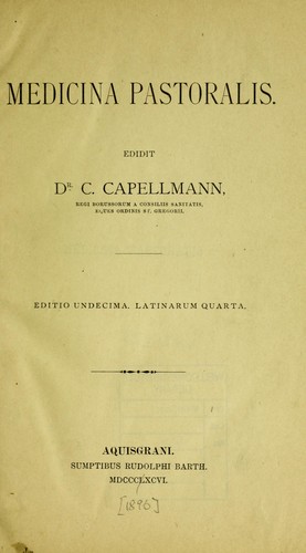 Medicina pastoralis