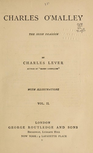 Charles O'Malley: the Irish dragoon