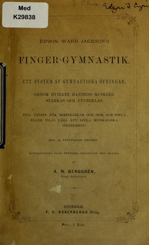 Edwin Ward Jackson's Finger-gymnastik