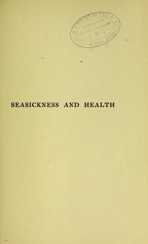 Seasickness and health