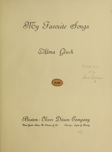 My favorite songs