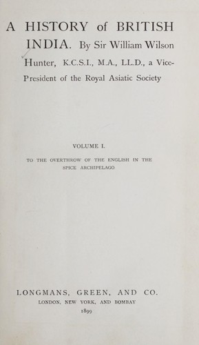 A history of British India