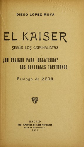 El Kaiser segu n los criminalistas