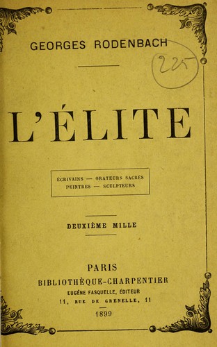 L'élite ...