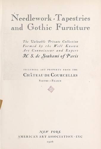 Needlework, tapestries and Gothic furniture
