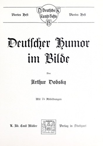 Deutscher Humor im Bilde