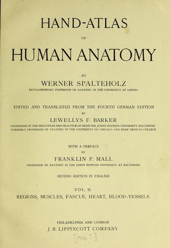 Hand atlas of human anatomy
