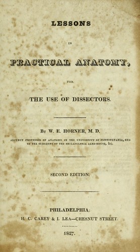 Lessons in practical anatomy, for the use of dissectors