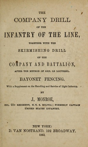 The company drill of the infantry of the line