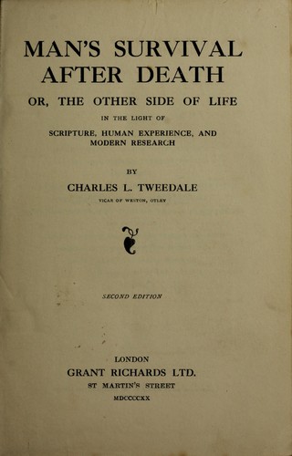 Man's survival after death